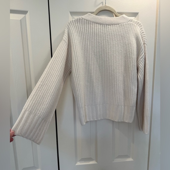 Equipment Cream Cashmere Sweater - Picture 4 of 4